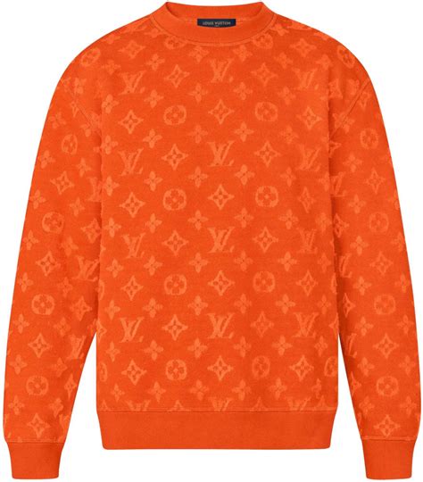 lv sweatshirt orange|lv sweatshirt women's.